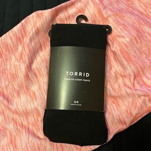 💎BNWT Torrid Diamond Stripe Tights💎
